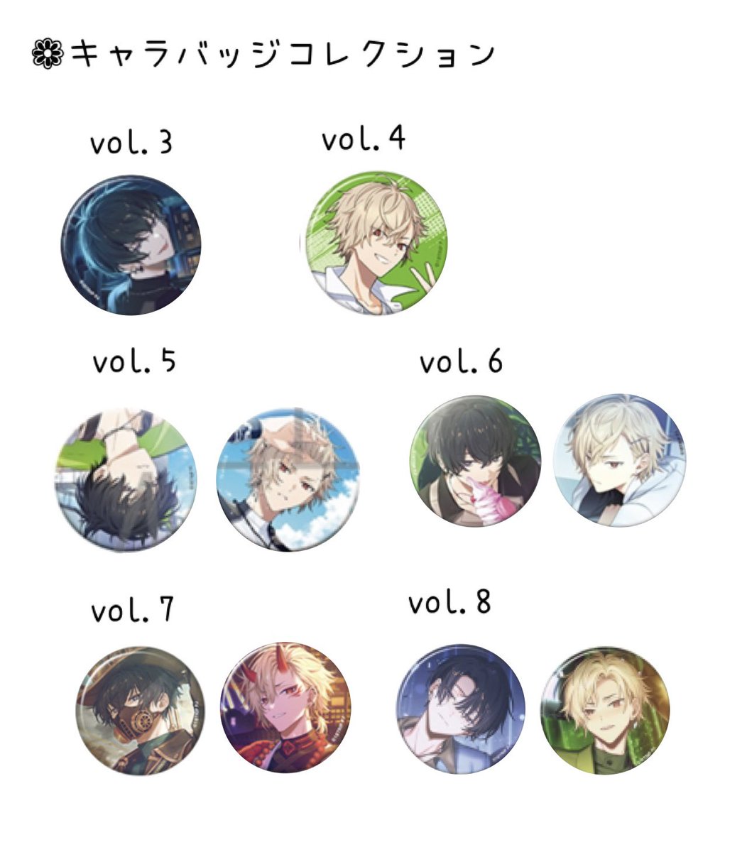 交換/譲渡】エイトリ 18TRIP キャラバッジコレクション 缶バッジ 譲