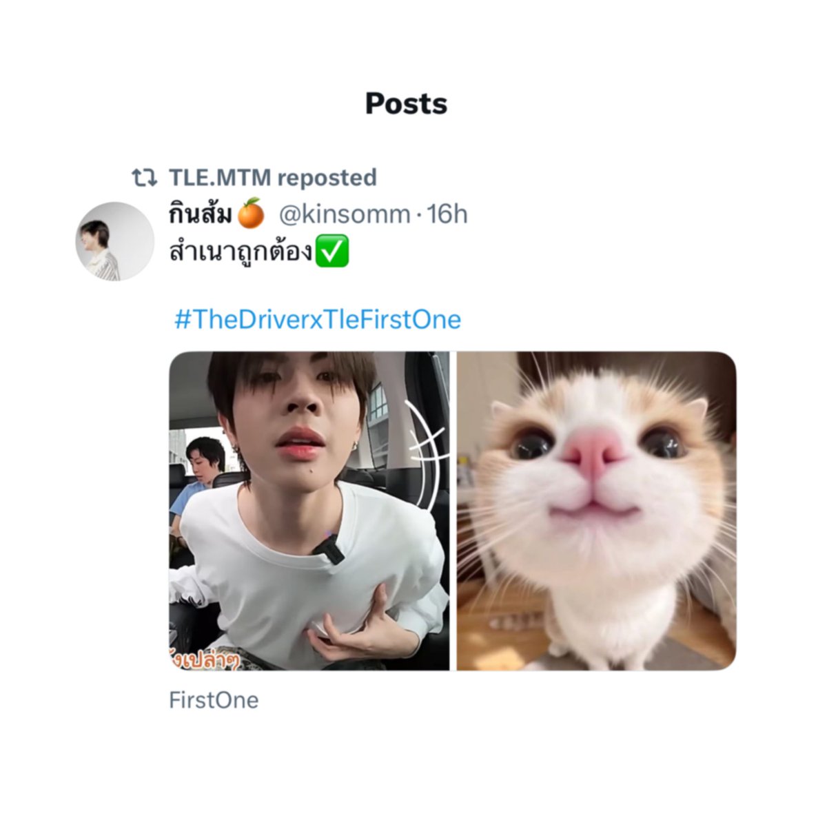 เข้ามารีอยู่ทวีตเดียวซะด้วย เอ็นดูมากไหมล่ะนั่น 🤏🏻