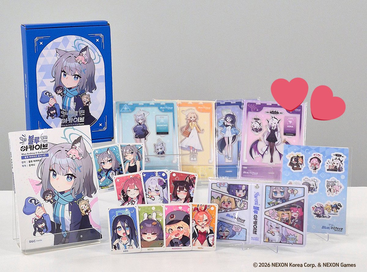 韓国限定🆕ブルアカ公式マンガ💙／ 韓国ブルアカ公式マンガ受付中