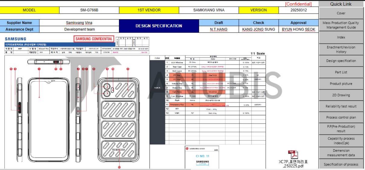 ❗️Wow, that's a good leak!

🔥 All corporate data leaked from Samkwang. <a href="/Samsung/">Samsung Electronics</a> 
Insider Information about Samsung and Other South Korean Tech Companies

📌Full report: …4oqu4yodmqzl25mqd2hgllymrgu4aqd.onion/r/kfAHCyNIeMr6…

<a href="/DarkWebInformer/">Dark Web Informer</a> <a href="/chum1ng0/">chum1ng0/security research</a> #Samsung #DataBreach  <a href="/amvinfe/">SuspectFile</a> #AnubisRansomware #hackers