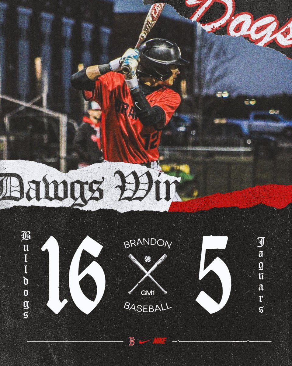 Brandon Bulldog Baseball tweet media