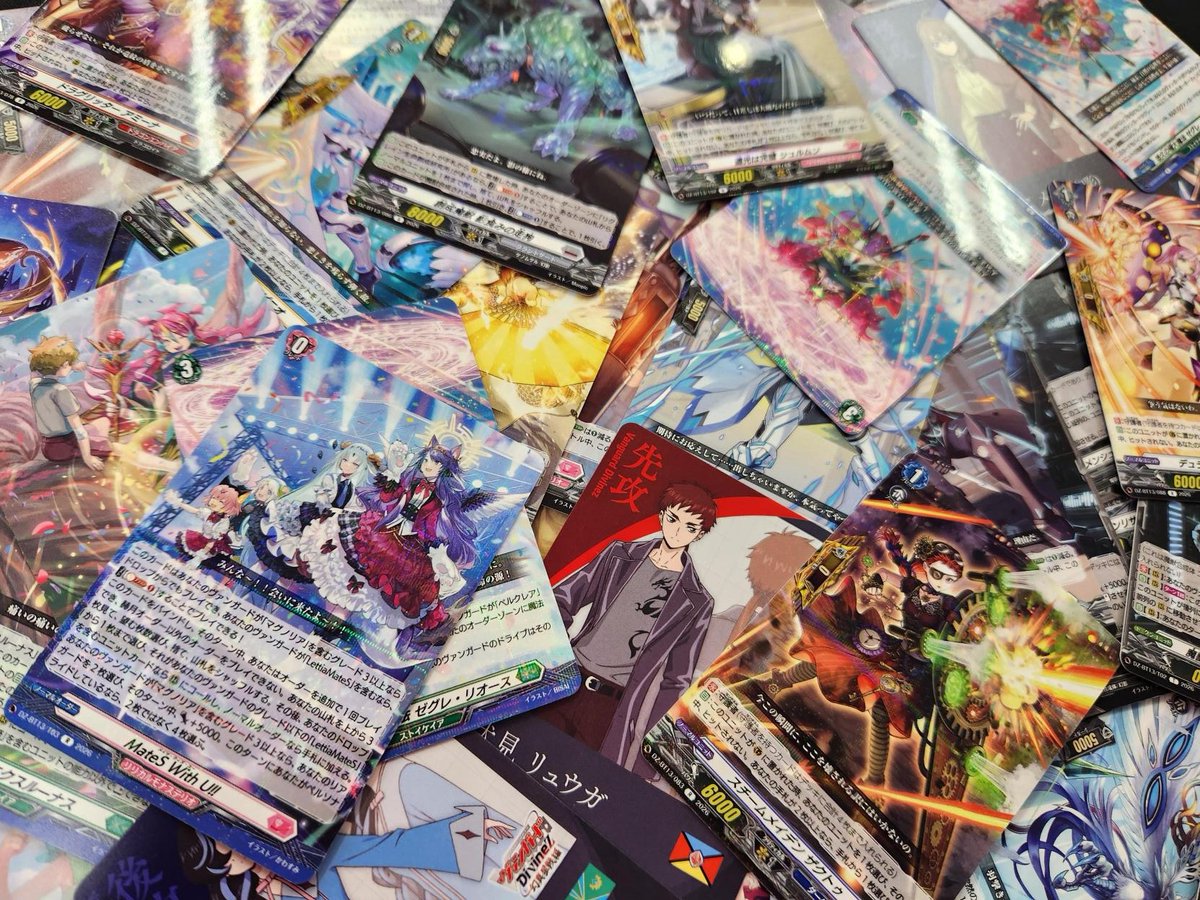 ヴァンガード 新弾 新弾ストレージ展開してます‼️ 本日も元気に営業中