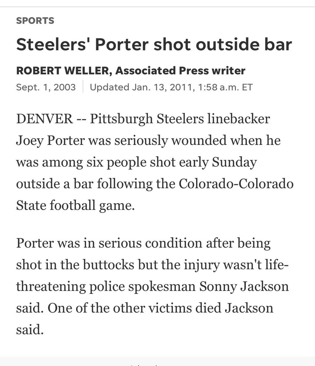 CryptoNomad15's tweet photo. This history of Joey Porter in the NFL was pure scum bag behavior on and off the field and inside and outside of locker rooms https://t.co/l1eIgGDvCb
