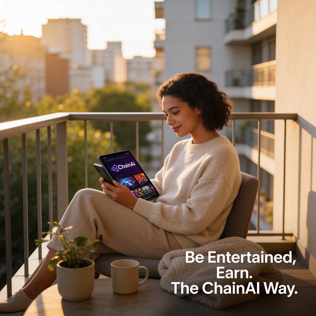 Be entertained, earn $CHAIN tokens. 
Entertainment, the ChainAI Way!🚀