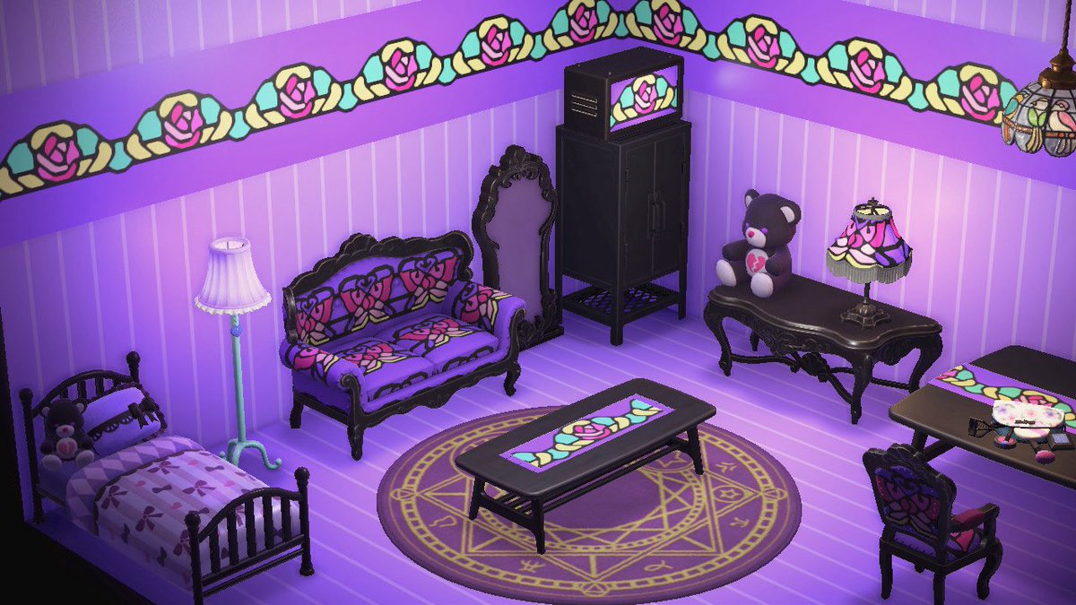 heisei_megu's tweet image. とんがりボウシ再現島〜寮〜

アナスイっぽい家具好きだった🫶🏻
こあくまシリーズ🦋