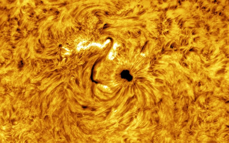 本日の太陽です。
AR4374附近です。
シーイングは良くなってきましたがまだまだす。　春がもう少し進めば良くなるかな？　今は望遠鏡を覗いていると車酔いする感じです。
2026.02.13 00:46 UT (09:46 JST)
200mmF12 x2.5, Daystar QuantumSE 0.28Å, ASI-174MM, Pentax MS-5 NS5000