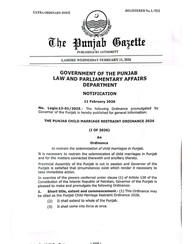 unwomen_pak's tweet image. UN Women welcomes Punjab’s ordinance setting 18 as the minimum age of marriage for girls.
A vital step to protect girls’ health, education, and futures. Effective implementation and community engagement will be key to ending child marriage.
#EndChildMarriage #GenderEquality