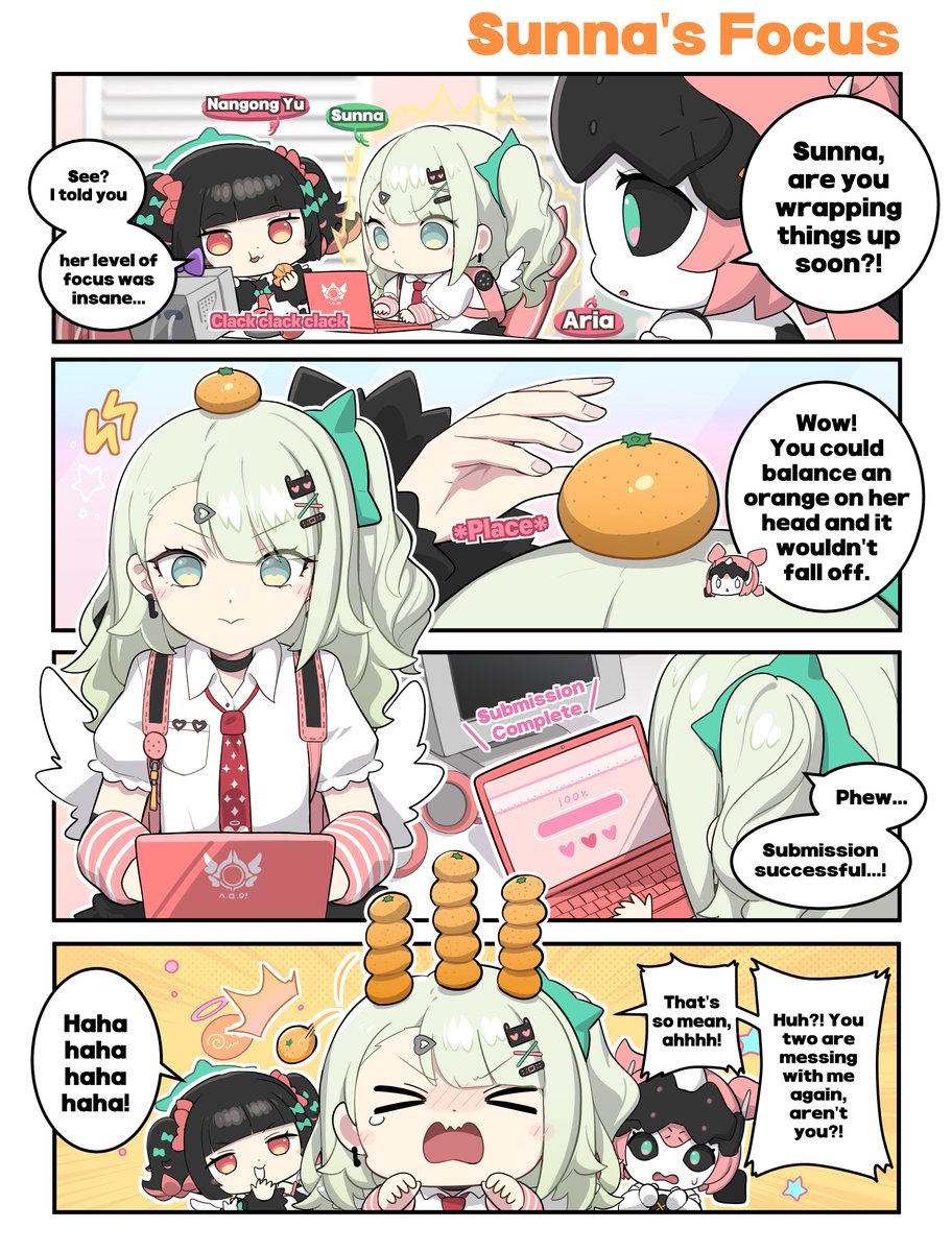 [ZZZZ] Issue 28
Sunna's Focus

※ Thank you, Yeon (연 선생님 <a href="/chinchilla_yeon/">然 先生 (연 선생님)</a>) for producing this four panel comic.

#zzzero #NangongYu #Sunna #Aria #AOD