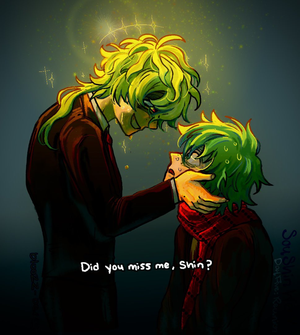 SouShin Week
[2/12] Day Five: Reunion 

((It’s as if no time has passed at all…))
#soushin #soushinweek #yttd #yttdtwt