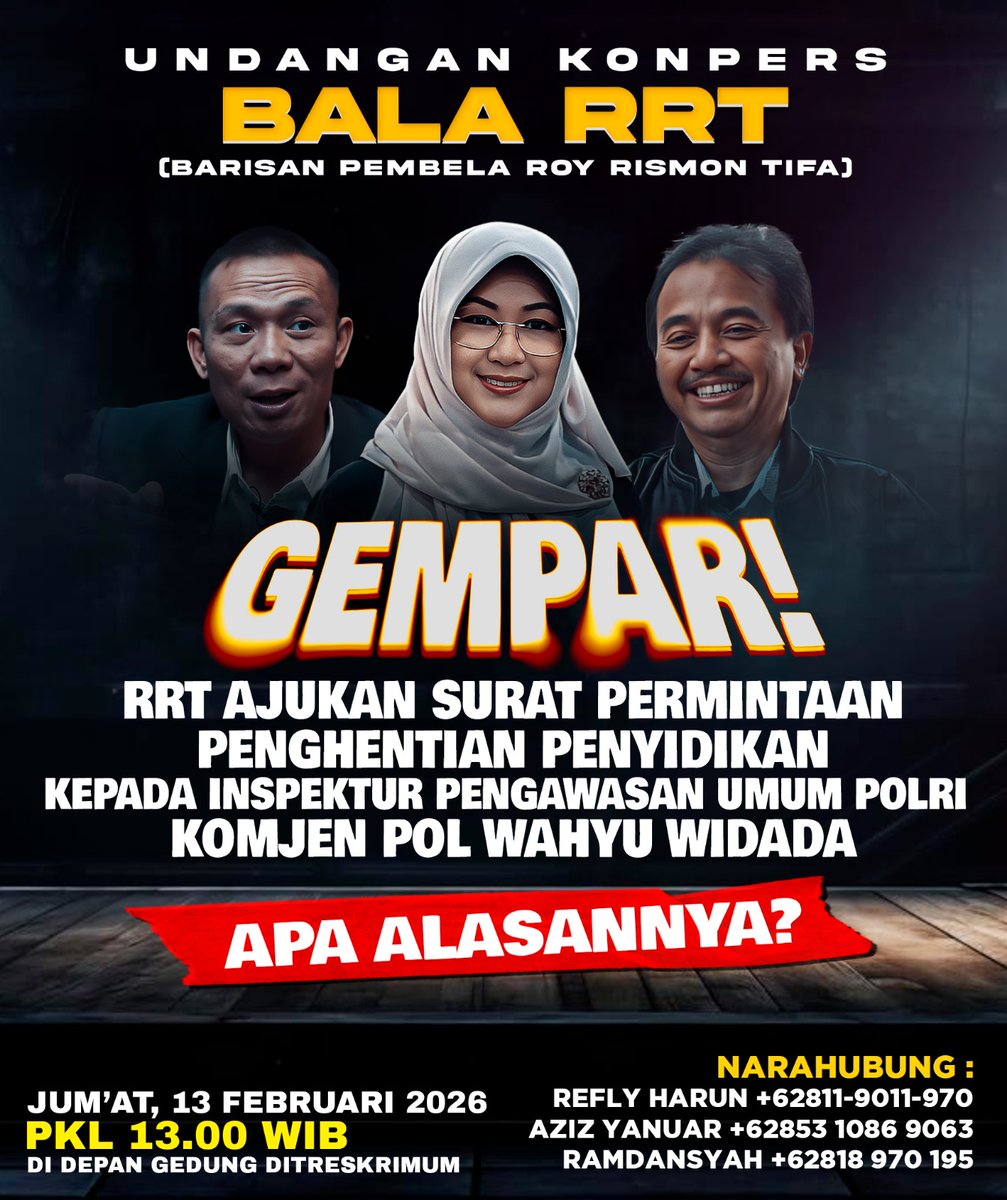Rismon Hasiholan Sianipar tweet media
