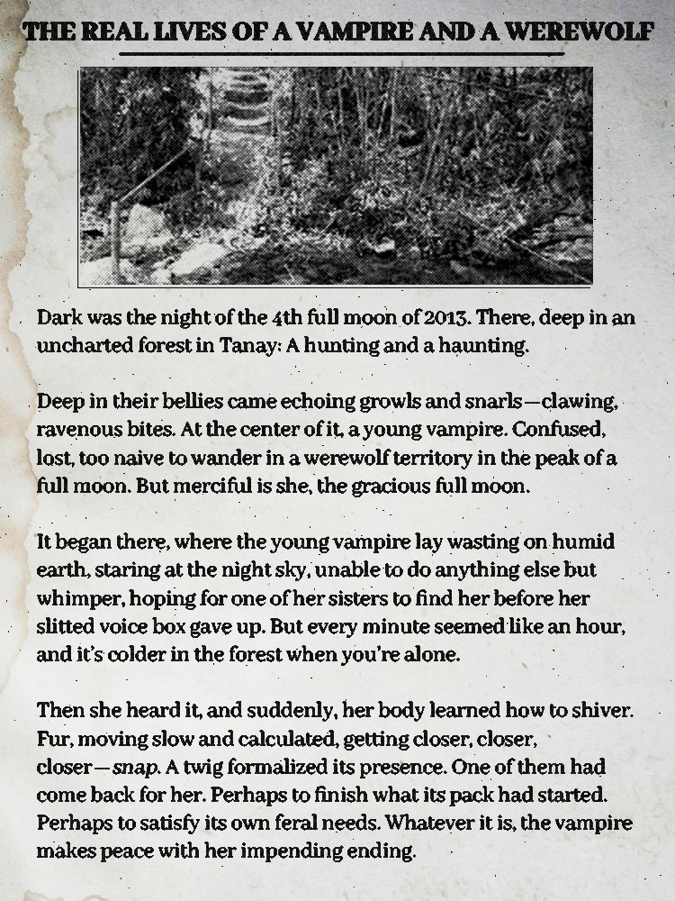 drevv_y's tweet photo. #AVAW 1-2
We begin one dark night deep in a forest. https://t.co/q0w2fAAFVS