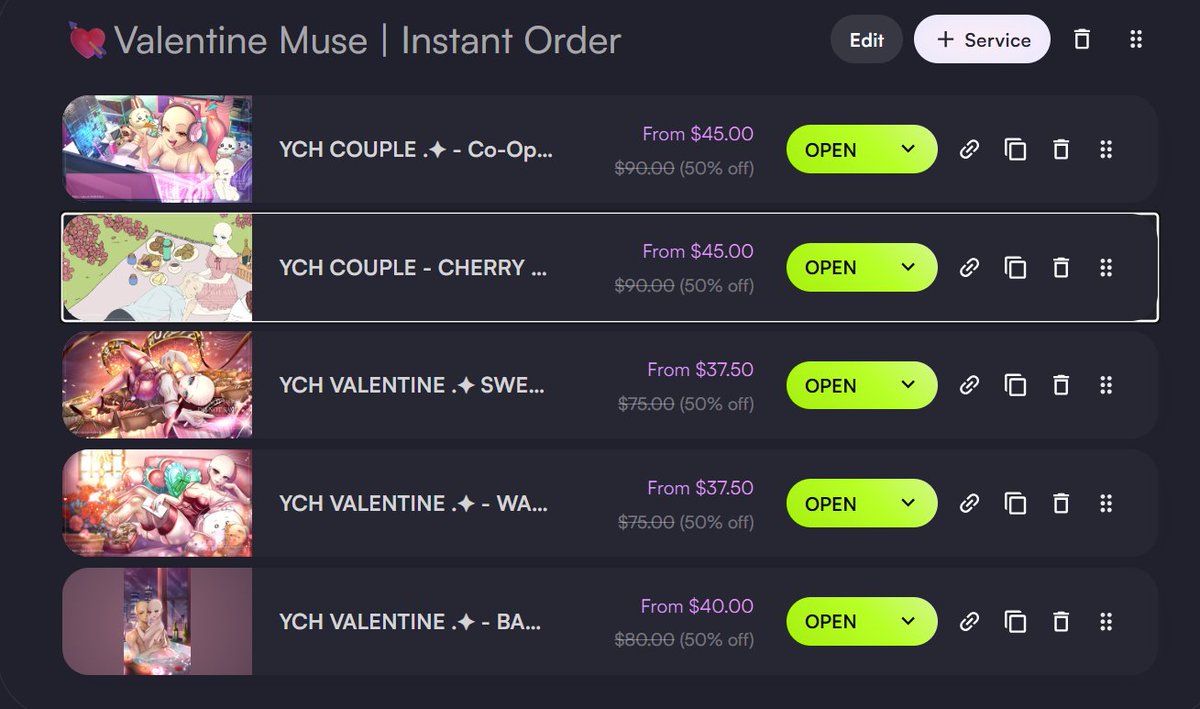 Soo I want to celebrate Valentine season all month long this February, and I have something special for you guys 💖 Enjoy 50% OFF on my commissions until the end of February

#VtuberEN #Vtubers