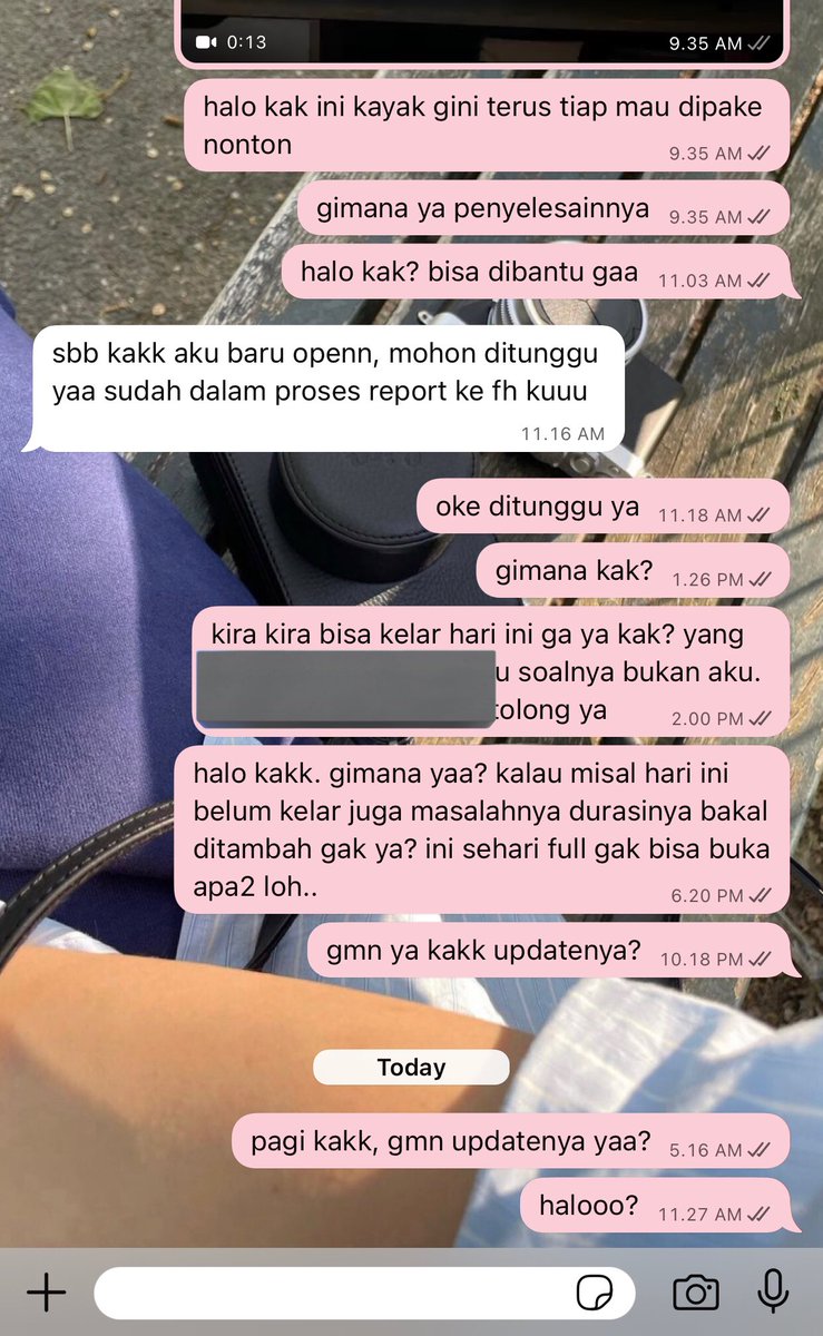 hoursoftalking's tweet photo. guys mau tanya kl seller unresponsive gini gmn yah baiknya, aku beli netflix yg 2 minggu dan udah seharian full kmrn (+ sampe siang ini) ga bisa dipake nonton jdnya, aku prefer kl emg masih diproses atau ada masalah lain dia ttp ngabarin tp ini dia ga update apa2 huhu #zonauang https://t.co/c7N2jRoFWw