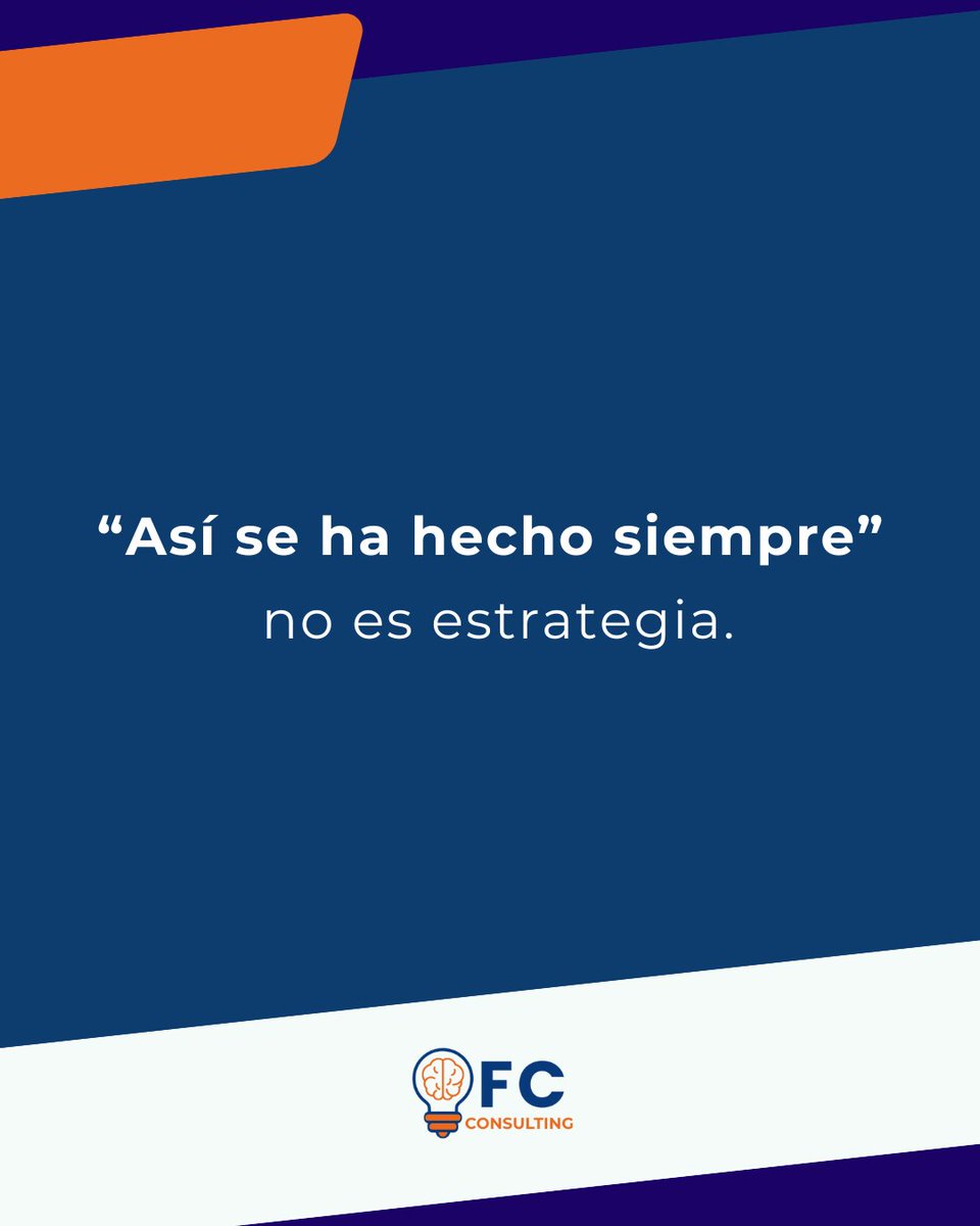 🎯Hay frases que parecen inofensivas. Pero frenan decisiones, medición y crecimiento.

𝐑𝐞𝐩𝐞𝐭𝐢𝐫 𝐧𝐨 𝐞𝐬 𝐩𝐥𝐚𝐧𝐞𝐚𝐫. 𝐂𝐨𝐬𝐭𝐮𝐦𝐛𝐫𝐞 𝐧𝐨 𝐞𝐬 𝐞𝐬𝐭𝐫𝐚𝐭𝐞𝐠𝐢𝐚.👨‍🏫

Si tu principal argumento es el pasado, alguien más ya está diseñando el futuro.🤯