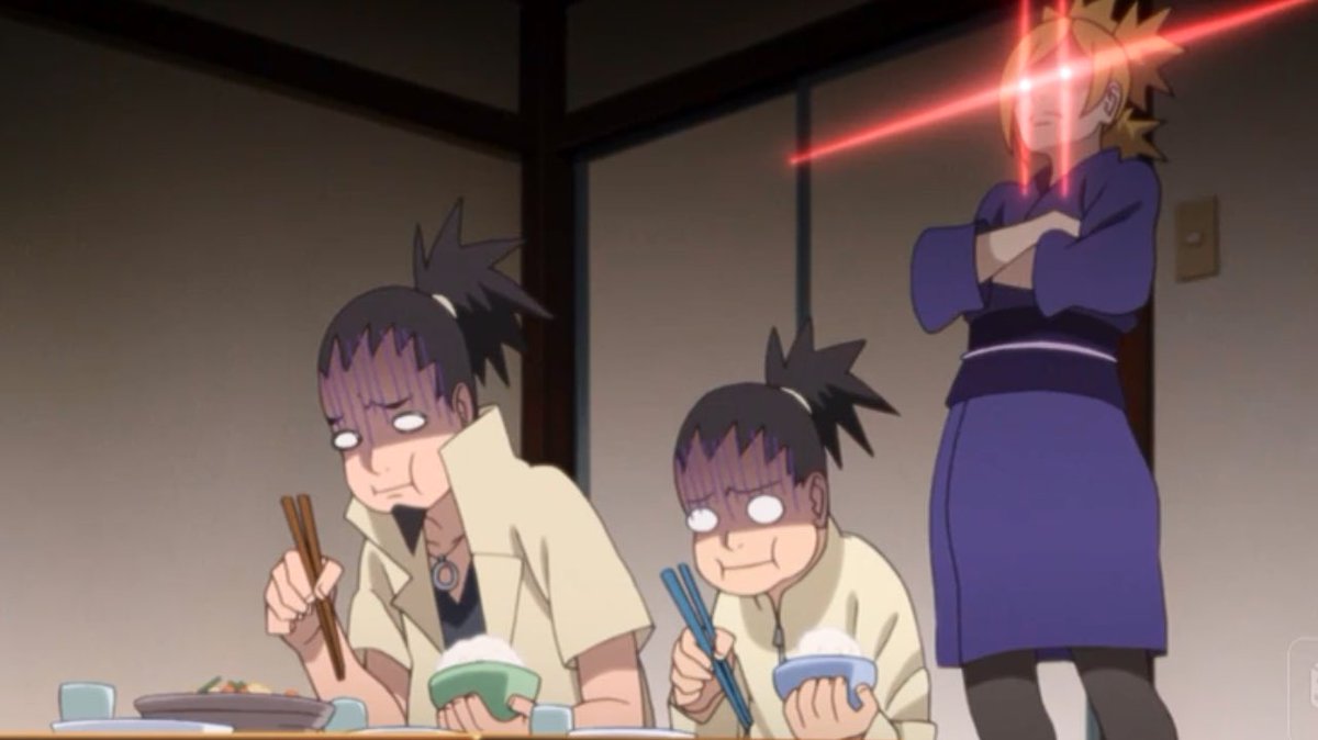 BORUTOの親子のシーン大好き