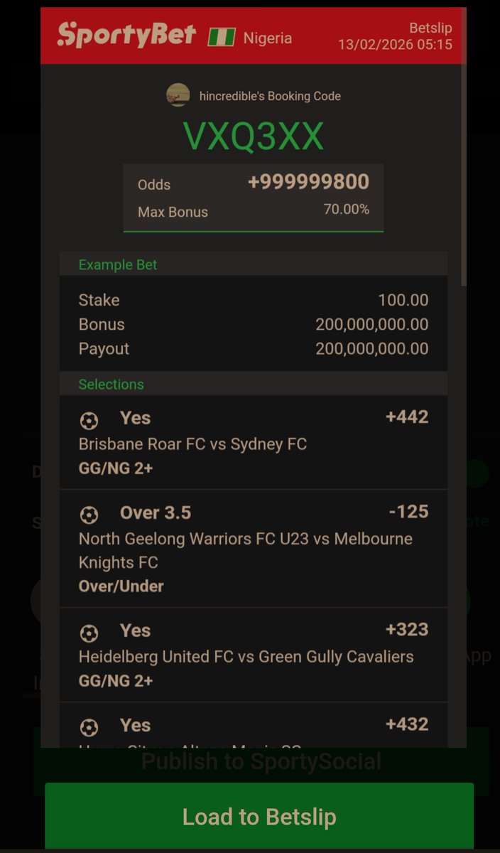 urus_plug's tweet image. Football ⚽⚽⚽⚽⚽ 
Risky trip to Australia 🌏🌏🌏🌏 
GG2+✨🫴🏾VXQ3XX
OVER 4.5✨🫴🏾YDBR3A
OVER 3.5✨🫴🏾YRKSPF
OVER 2.5✨🫴🏾 YA9PWQ
don't forget to flex to your satisfaction 🥴🥴🥴 
IRE ooooo 🤲🏾🤞🏾✨ 
Retweet massively so others can also benefit 
Early kick off, 
We attack by 9:00 AM