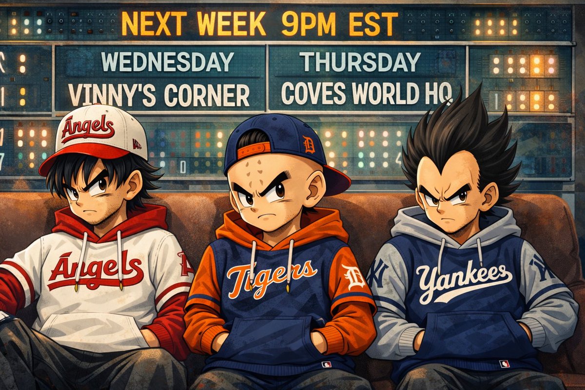 AllAccessCove's tweet image. Next week we’re LIVE   

Wed @VinnysCorner1 (9PM EST)  
Thurs @CovesWorldHQ 9PM EST)  

Pull up — sports, takes, chaos, and the HQ energy 🎙️  

▶️ youtube.com/@covesworldhq?…  

▶️ youtube.com/@vinnyscorner?…  

#CovesWorldHQ #VinnysCorner #SportsTalk #LiveStream