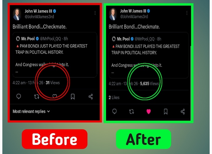Fesler_USAs's tweet photo. @JohnWJames3rd Check your's post impressions sir. https://t.co/UaZ6amE9x4