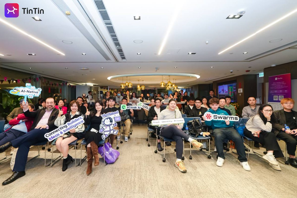 UXLINKofficial's tweet photo. Web3 × AI Connect | Hong Kong 🇭🇰 Successfully Concluded

On February 11, UXLINK successfully co-hosted "Web3 × AI Connect | Hong Kong" at Three Exchange Square, together with @OurTinTinLand， @zCloakNetwork, @swarms_corp.

During Consensus week, we chose a different approach — a high-quality, small-scale gathering focused on meaningful connections among builders and ecosystem partners.

As a Web3 social infrastructure, UXLINK continues to focus on one key question:

When AI Agents enter Web3,
how do they connect users, identities, and real social networks?

We believe:

The future of AI lies in agents embedded within social networks.
The future of Web3 lies in collaboration built on relationships and trust.

AI Agent × Social Graph × Onchain Identity
will become a core structure of the next phase.

#UXLINK #Web3 #AI #AIagent #ConsensusHongKong