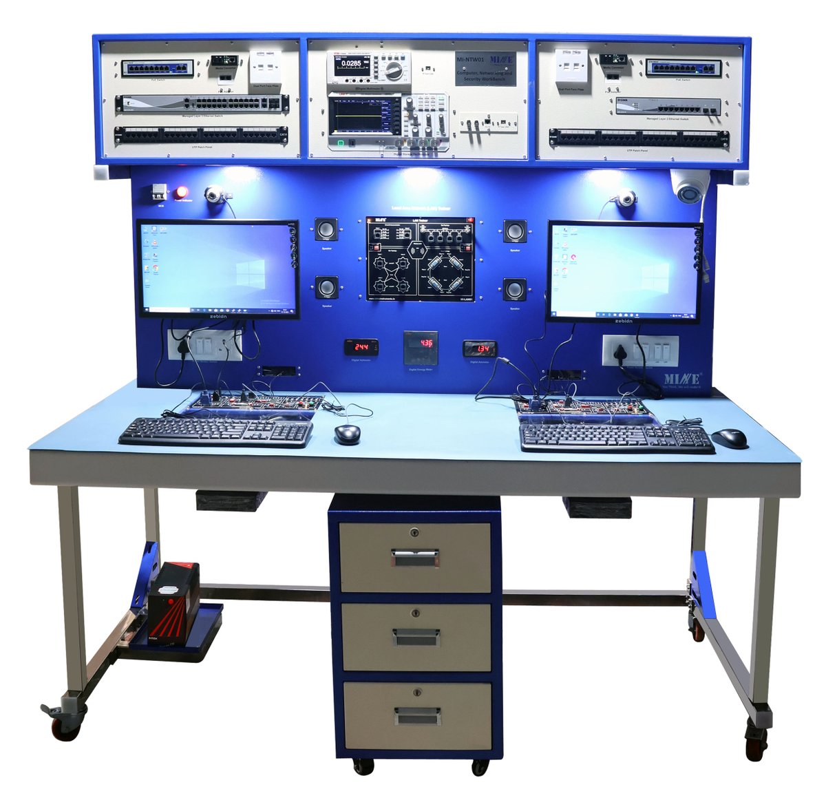 mineinstruments's tweet photo. MI-NTW01 Work Bench  #Topology #IPaddress #packets #protocol #transmission #timedatarate #Mbps #Mine #IIT #Workbench #Networkingbench #MINTW01 #Testingworkbench #Ethernet #Wifi #LAN #Networking #Network #Communication #Transmission #Datatransmission #Computer #StarRingBustopology https://t.co/P9P6ctfq9P