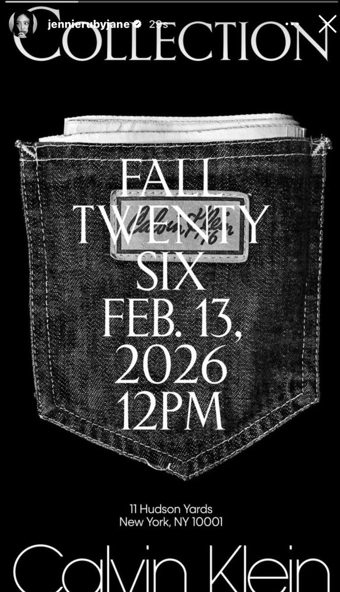 CALVIN KLEIN X JENNIE? 👀