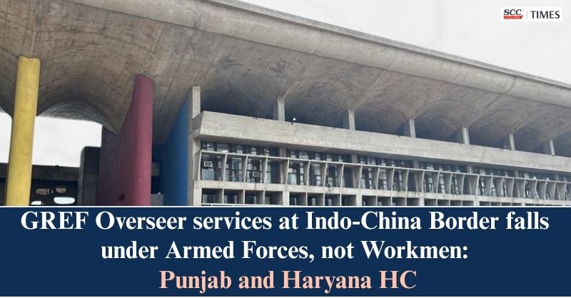 scconline_'s tweet image. GREF Overseer services at Indo-China Border falls under Armed Forces, not Workmen: Punjab and Haryana HC

Read More Here- scctimes.com/4479AzM25

#PunjabandHaryanaHighCourt #ArmedForces #hostileIndoChinaborder #extraordinarypension #GeneralReserveEngineeringForce #ShauryaChakra