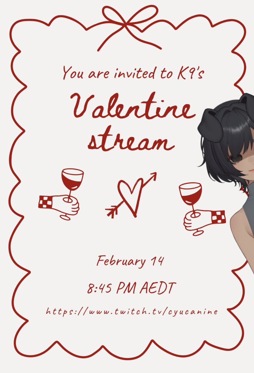 ˗ˏˋ ♡ ˎˊ˗ You’re mine ! 🐾(Threat)
Spoil ur puppy girl this Valentine time ! 
Reduced prices on Subs only for Feb, 14th ! 
Tomorrow 8:45 PM AEDT  
٩(ˊᗜˋ*)و bring ur virtual treats pls~