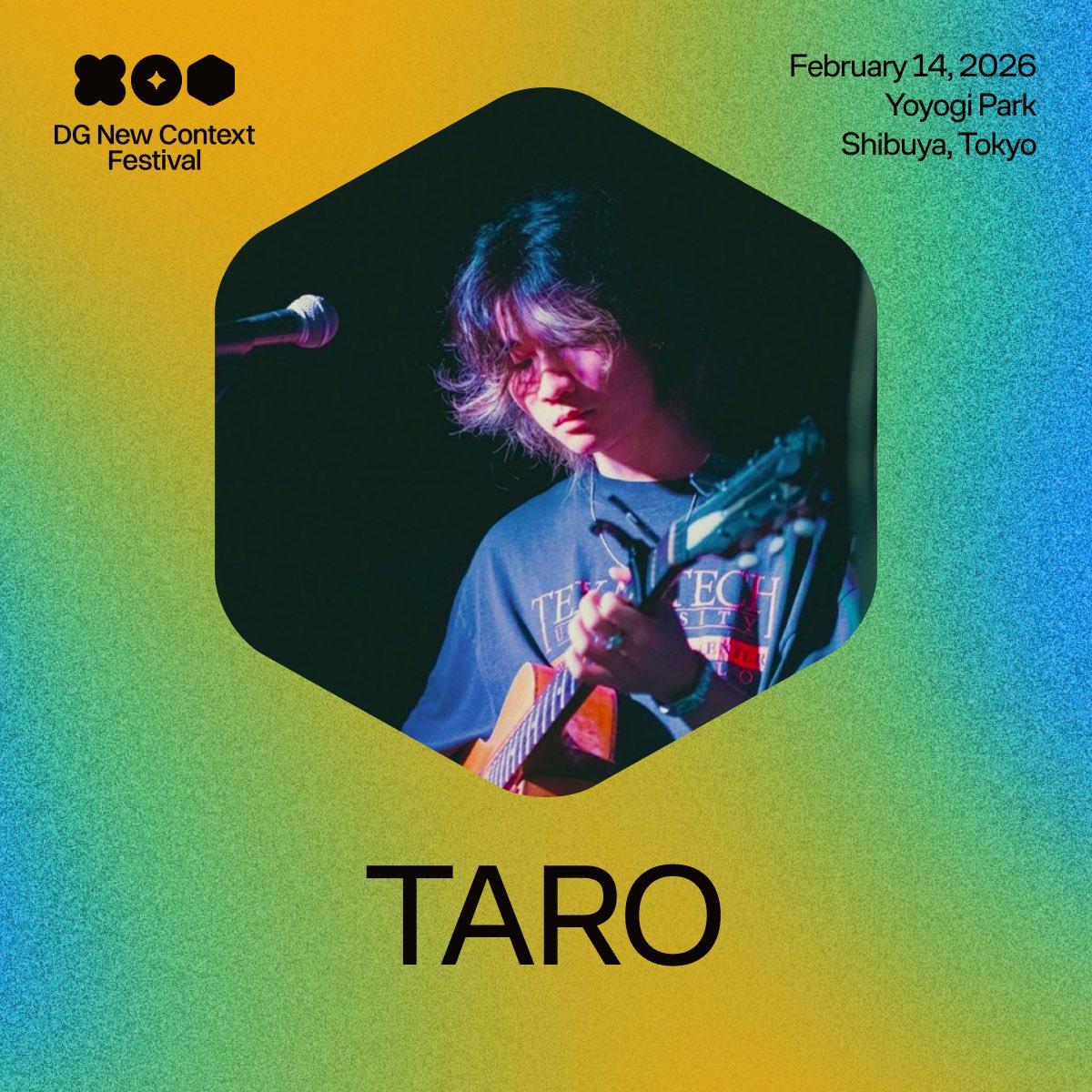 NewContextFes's tweet photo. 「DG New Context Festival 2026」

【DJ】
TARO

TARO は、ローファイ／チルビートを軸に活動する新進ビートメーカー。 Spotify 総再生数は 600 万回を突破し、安定したストリームを持つアーティスト。
https://t.co/kZ4aSb0DBq https://t.co/nayq5M0XPh