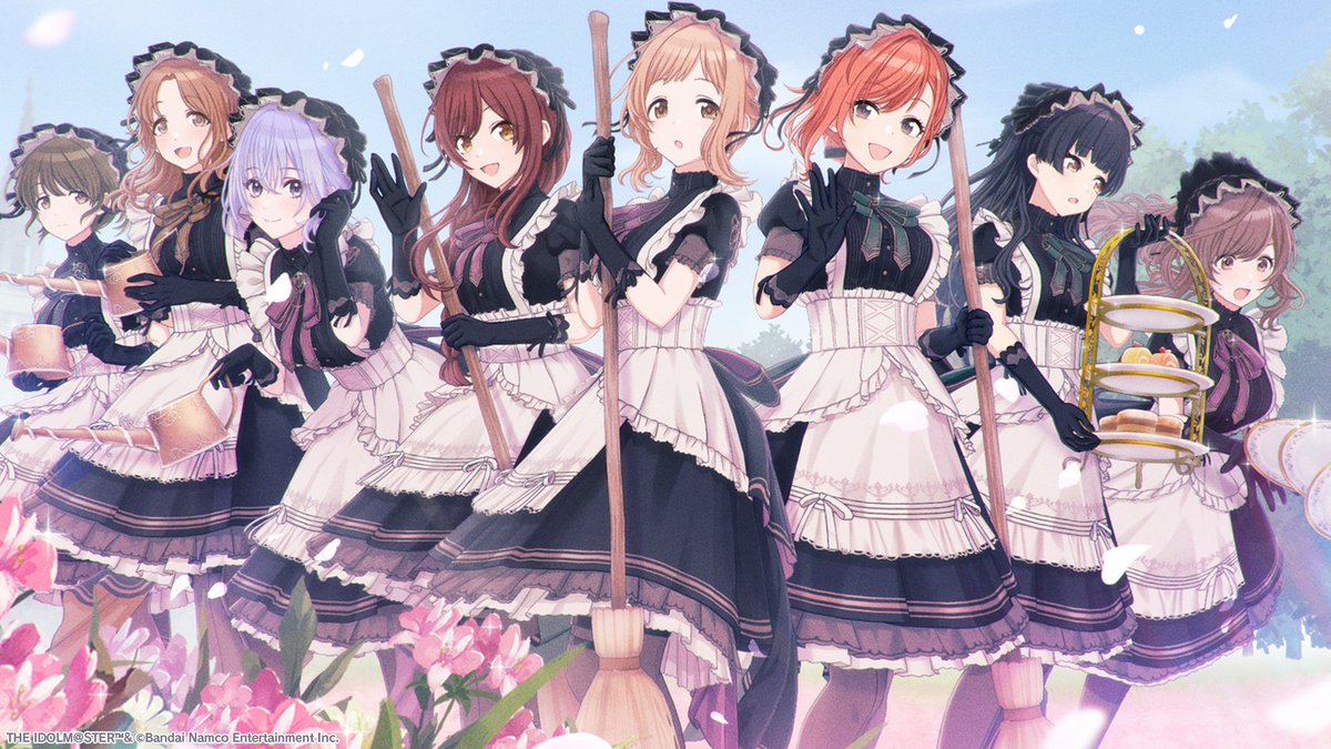 ［💬283プロダクション　新着投稿］

２８３プロのアイドルが、ついにアプリゲームに登場です！
アイドルのみなさんが声優を担当した可憐なキャラクターたち。
ゲームの世界では、どのように描かれるのでしょうか？
メイド衣装に身を包んだ、みなさんの演技にも要注目です！