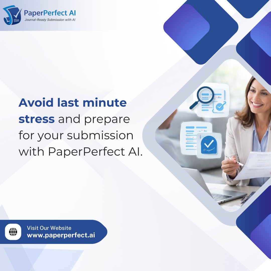 Journal compliance is not optional. Speed up your paper submission, get a compliance check with PaperPerfect before your submission.

#researchPaper #manuscriptPrep #complianceCheck #PHdLife