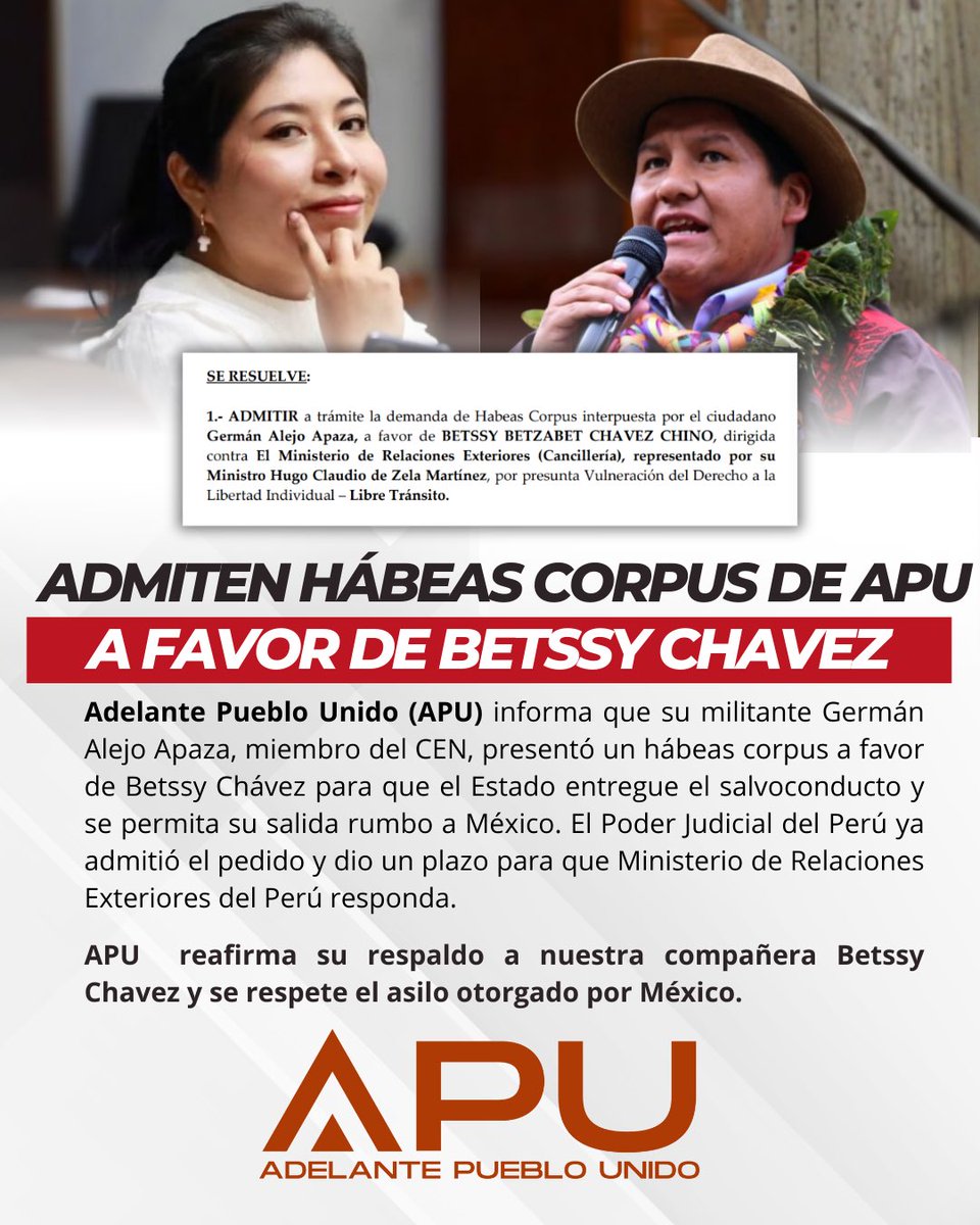 Adelante Pueblo Unido tweet media