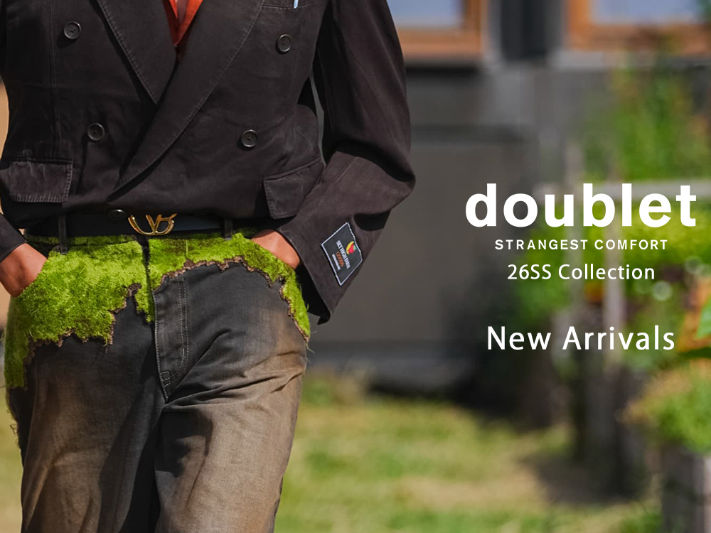 FASCINATEOSAKA's tweet photo. NEWS !!
【入荷情報】doublet 26SSコレクションより、3rdデリバリーのアイテムが販売開始いたします！！
FASCINATE KYOTO(京都河原町店)にて取り扱っております doublet(ダブレット) より、26SS 3rdデリバリーのアイテムが販売開始しました。 

https://t.co/OurPjjqyCb https://t.co/ypXKabqhj2