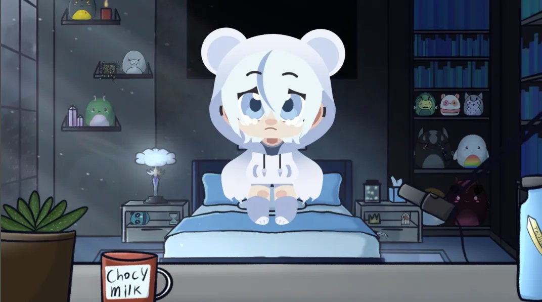 For those who missed it we debuted this adorable little bear by <a href="/pencuqin/">CU 🐧💙</a> !!! I know its not white day and he's not actually a bear but would you except him as your valentine this year? 💙