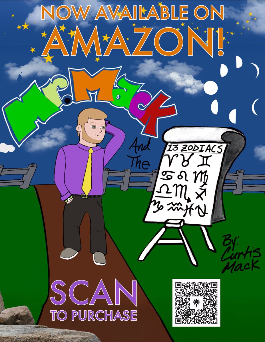 #NewRelease -  Join Mr. Mack &amp; explore the sky on an unforgettable adventure of discovery!

Available on Amazon: linktr.ee/mr.macknj

#SciFi #ScienceFiction #Galaxy #Zodiac #Astronomy #Astrology #OutNow #Amazon #Books