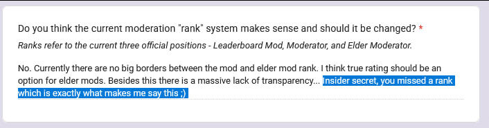 Little spoiler for an upcoming video about GD Moderation and Security/Player Safety Revision:

SHADOW MODS ARE REALLY EXISTS!
Got proofs from the leaked database too.

Help me to get more information and complete this survey: forms.gle/tMt42f3usXSzxr…