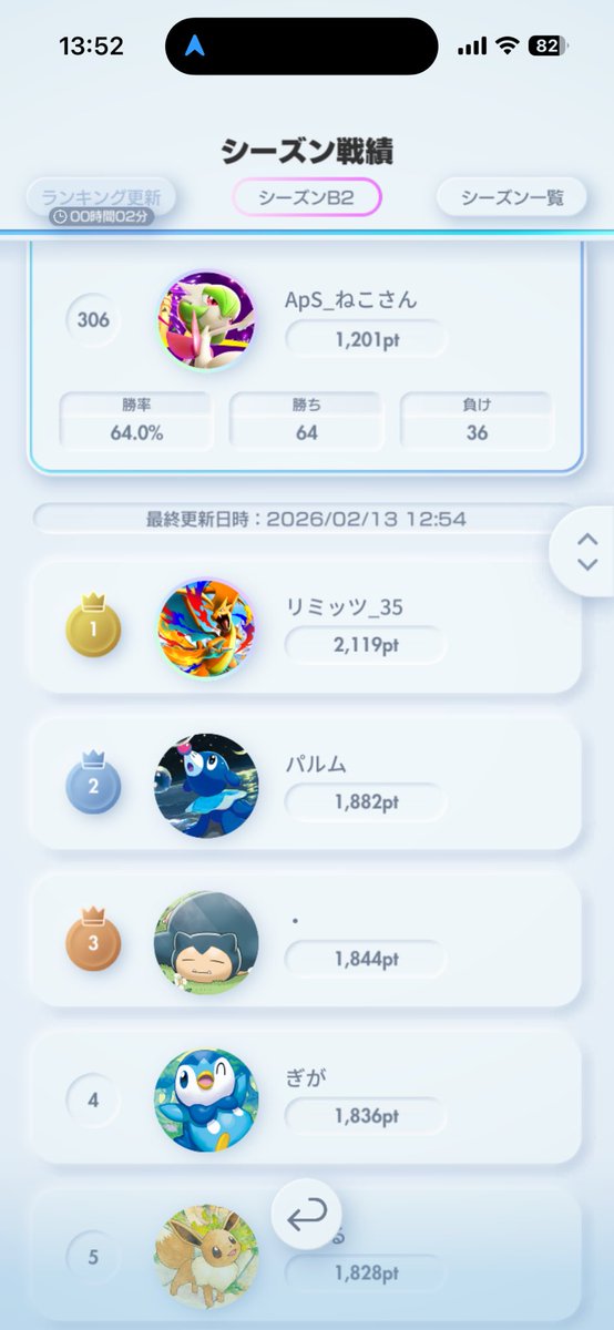 やっと100戦した。これでも頑張って潜ってる