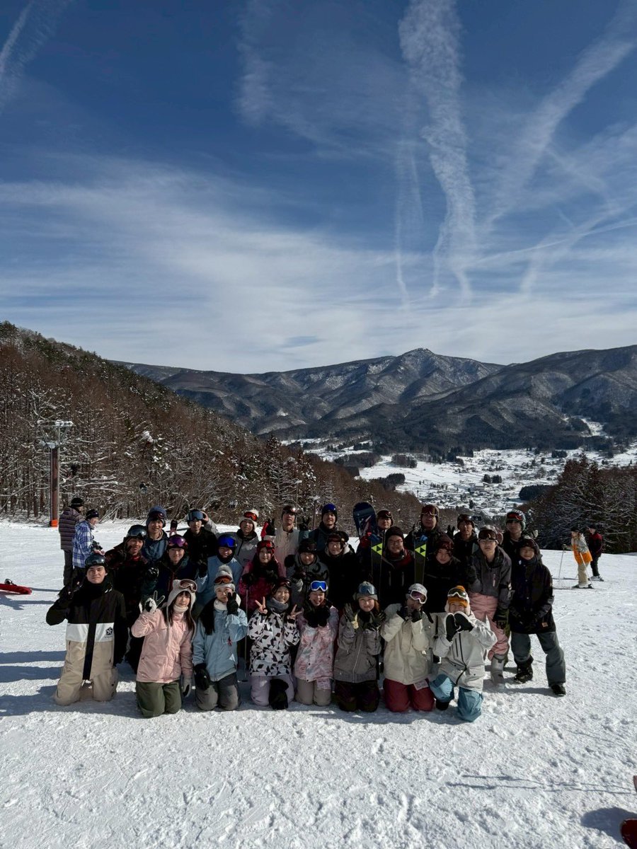 CITWandervogel's tweet photo. スキー、スノボを通して、雪山の厳しさと美しさを改めて体感した2日間でした。
冬のトレーニングで鍛えた（はずの）体力も、スキー特有の筋肉痛には勝てなかったようです。
 #CIT  #春から千葉工大  #春からCIT https://t.co/TGGFM0Whck