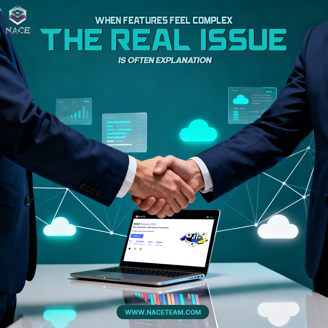 NebulaAI_Ex's tweet photo. When features feel complex, explanation is often the issue.
NACE keeps structure clear so users understand how everything fits together.
👉 https://t.co/9qvhywPYSg
#NACE #NACEExchange #SP #CryptoExchange #DigitalAssets #PlatformUsability #FeatureUnderstanding #UserExperience https://t.co/bqKhGpkhcn