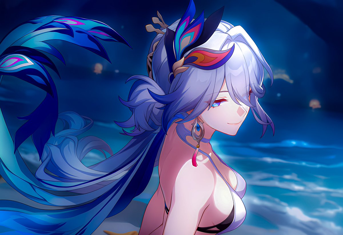 Color Graded Yao Guang 
#HonkaiStarRail 
Cre - respected owners <a href="/hAkivili/">hAkivili</a>