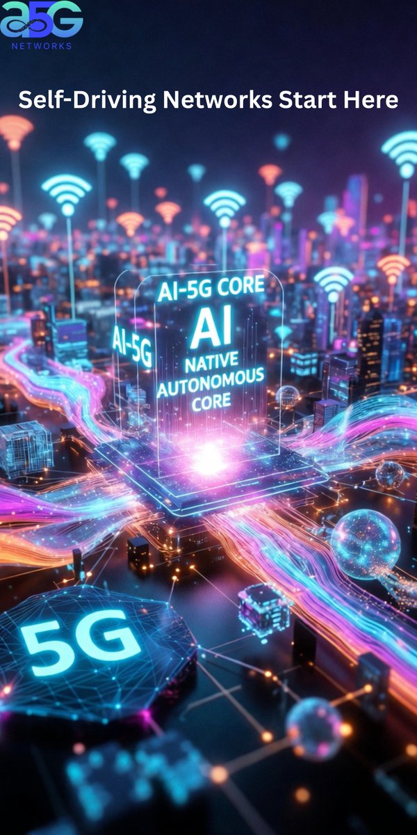 A5gNetworks's tweet photo. “ Unlocking self-driving networks with AI-powered 4G, 5G, WiFi cores and autonomous networking and AI agents. Excited to showcase at #MWC2026 – let's connect!” https://t.co/g19WilNvsz