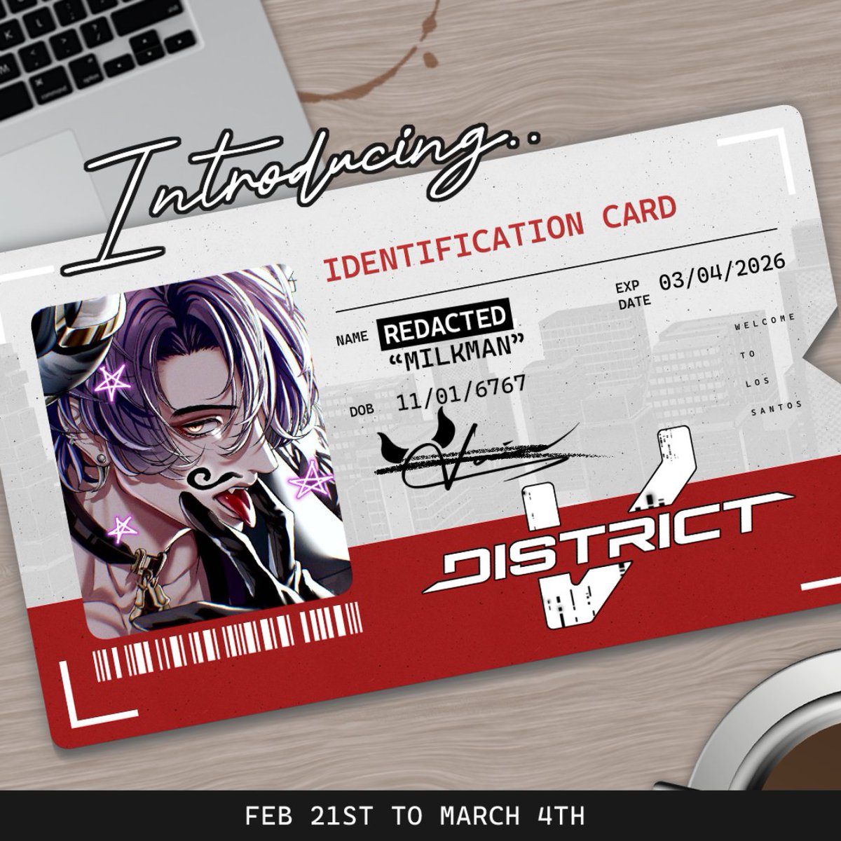 Just your totally normal "Milkman" here! 🥛🕵️‍♂️
Excited to cause some cha— I mean… deliver some milk very soon.

Uncover things soon in #districtv !