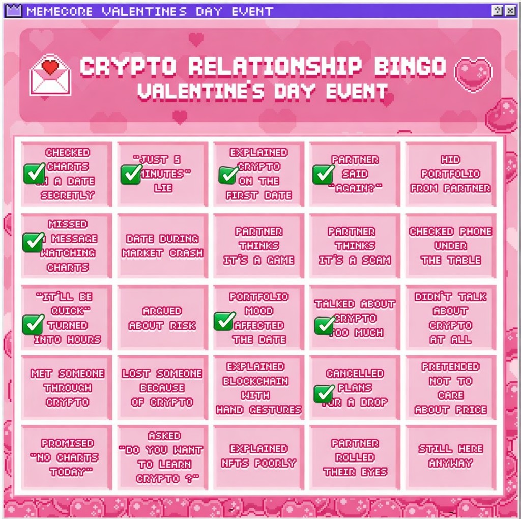 Thought this was just a meme… turns out it’s my love life 😂
Charts, “just 5 minutes”, cancelled plans for a dip — guilty.
Still here anyway ❤️📈
#MemeCore #CryptoLove