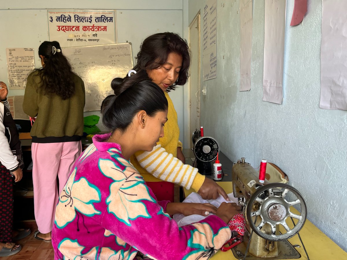 The Vocational Sewing Training program 
Empower women and strengthen communities, significantly reducing the risk of trafficking. 

Your contribution can make a lasting impact. 
friendsofwpcnepal.kindful.com/?campaign=1098…