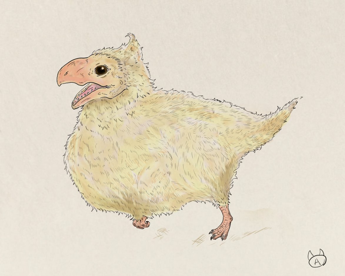 モンハンワイルズのベビーセクレト描きました ベビーのうちは前脚が