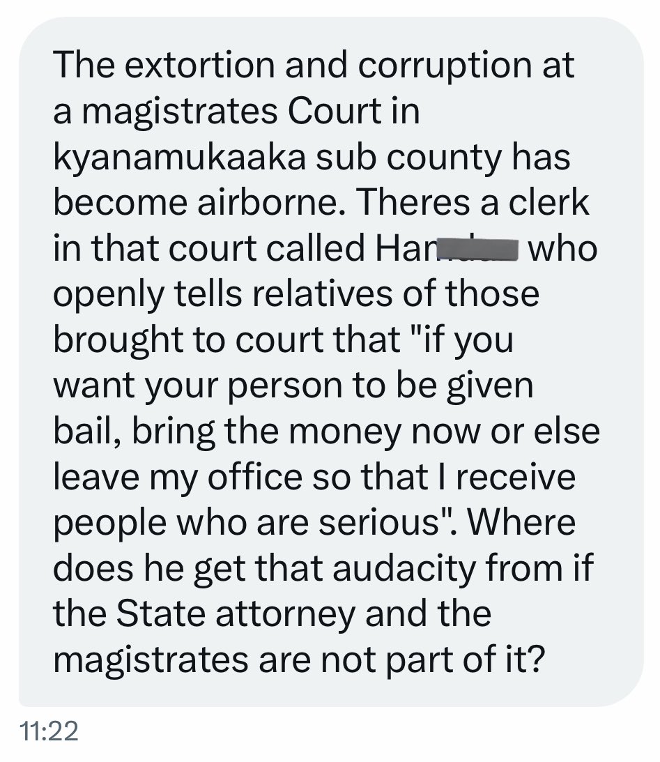 SpireJim's tweet image. Feedback for you @JudiciaryUG from  Kyanamukaaka. 
Do something! 
#UgandaJudiciaryExhibition