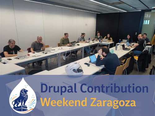 🚀El pasado sábado en el #DrupalWeekendContribution Zaragoza trabajando en compatibilidad con #Drupal11, CI en módulos, accesibilidad, Power BI Integration y soporte en Drupal AI.

Contribuir es hacer crecer el Open Source💪

Con la colaboración de la <a href="/DrupalAED/">Asociación Drupal</a>

#DrupalZaragoza