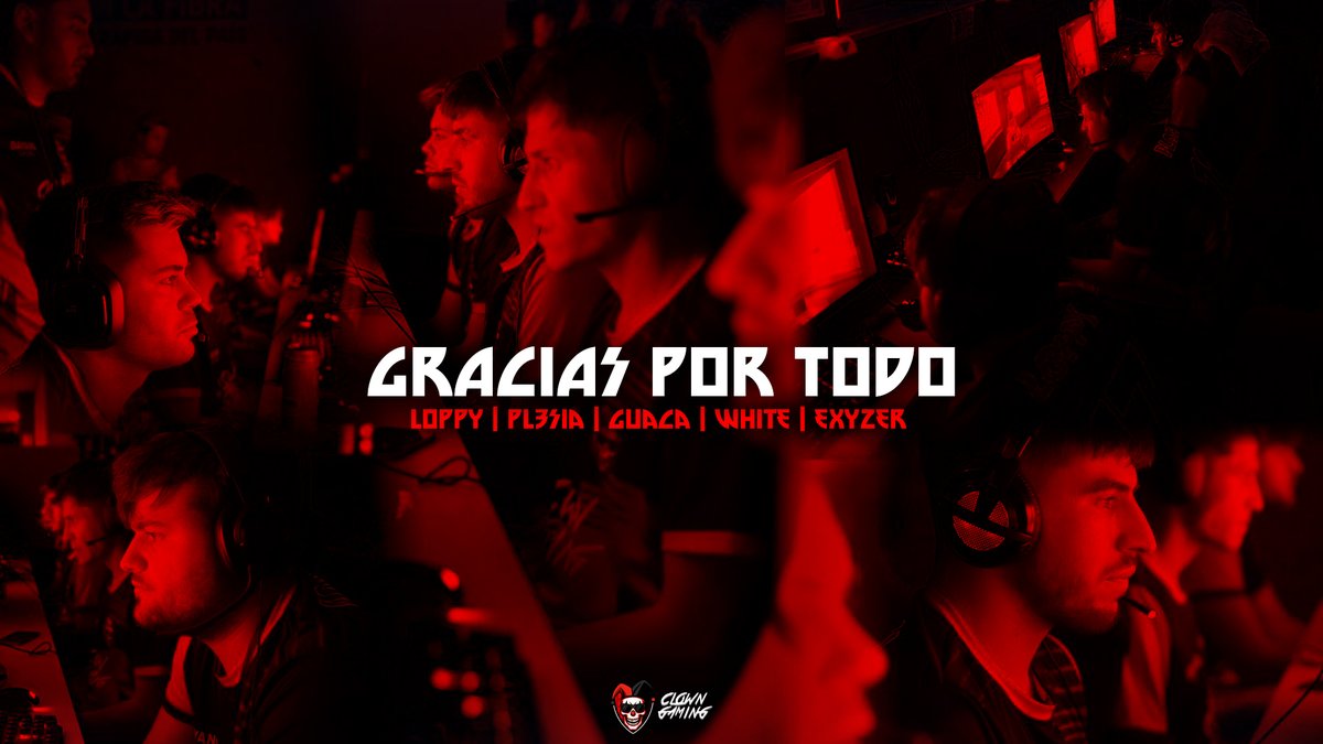 Gracias por defender estos colores, por el trabajo diario y por representar al club en nuestro primer evento presencial. 

Siempre formaréis parte de nuestra historia.

¡Os deseamos lo mejor en vuestra nueva etapa! ♥️🤟

<a href="/SrLoPPy/">LoPPy</a> <a href="/Viilaasss_14/">Guaca</a> <a href="/pl3sia37002/">Pl3sia</a> <a href="/WHITE_jeez/">~W H I T E~</a> <a href="/Exyzer/">⛈️</a>