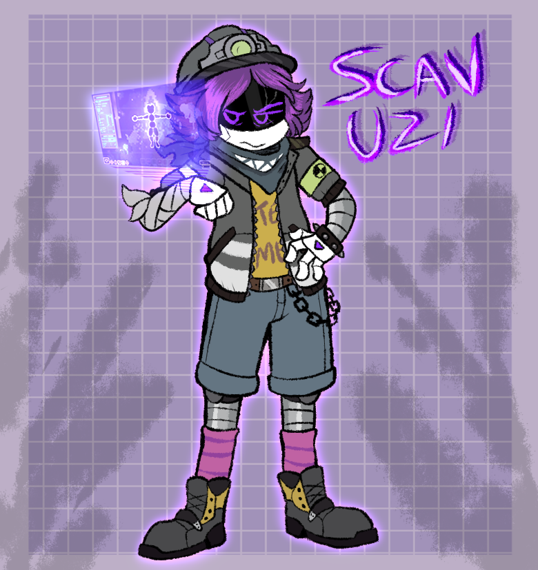 Art Trade with wafel2020anna

Scav Uzi :3
#murderdrones #uzi
