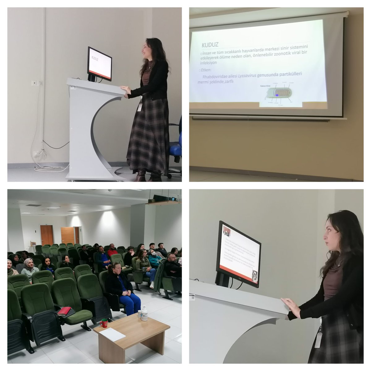 Kurumumuzda sağlık hizmeti kalitesini en üst seviyede tutmak için eğitim çalışmalarımıza aralıksız devam ediyoruz.
Enfeksiyon Hastalıkları Uzmanımız Dr. Safiye Nur ÖZCAN tarafından, acil servis personelimize yönelik "Kuduz Profilaksisi" konulu kapsamlı bir eğitim gerçekleştirildi