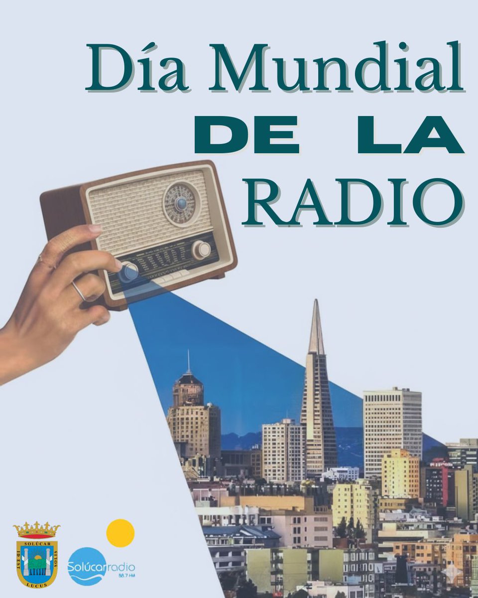 📻 13 de febrero – Día Mundial de la Radio

La radio es compañía, es servicio público y es identidad local.
Y en Sanlúcar la Mayor tiene nombre propio.

📡 ¡Feliz Día Mundial de la Radio!

#DíaMundialDeLaRadio #SanlúcarLaMayor #SolúcarRadio #RadioLocal